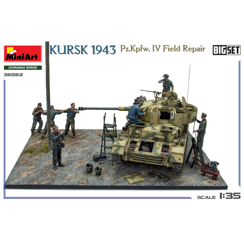 Kursk 1943, réparation de campagne du Pz.Kpfw. IV, big set - MiniArt 36062 - 1/35