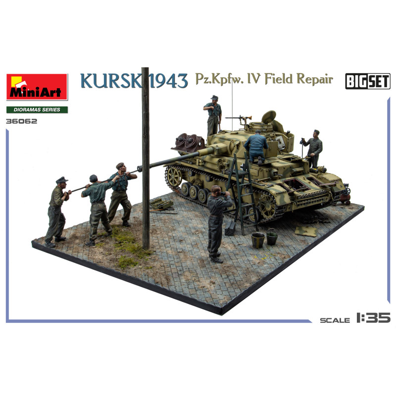 Kursk 1943, réparation de campagne du Pz.Kpfw. IV, big set - MiniArt 36062 - 1/35