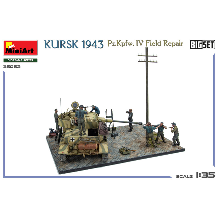 Kursk 1943, réparation de campagne du Pz.Kpfw. IV, big set - MiniArt 36062 - 1/35