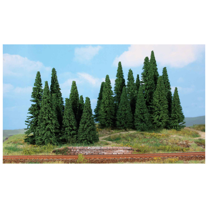 20 Sapins, 9-14cm - HEKI 2242 - HO, TT