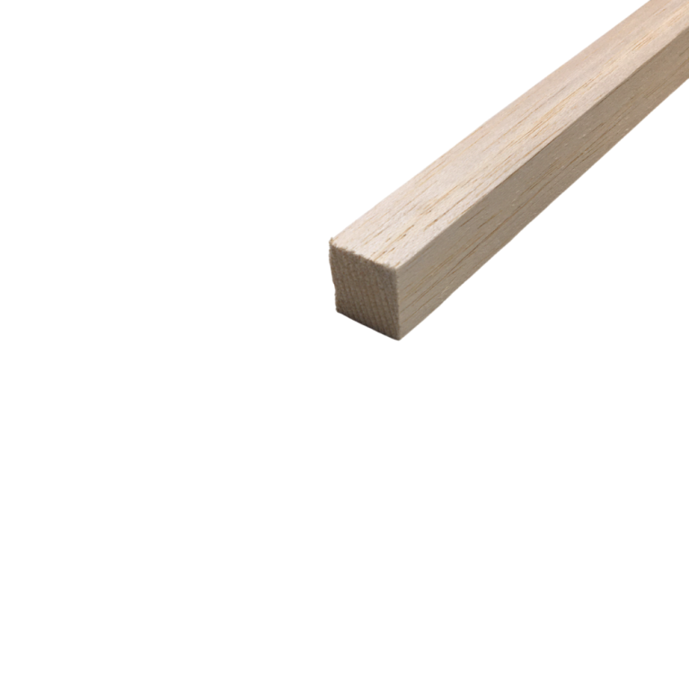 Profilé carré en bois de Balsa, 20x20mm - KAVAN KAV60.1312020