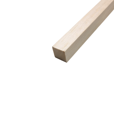 Profilé carré en bois de Balsa, 25x25mm - KAVAN KAV60.1312525