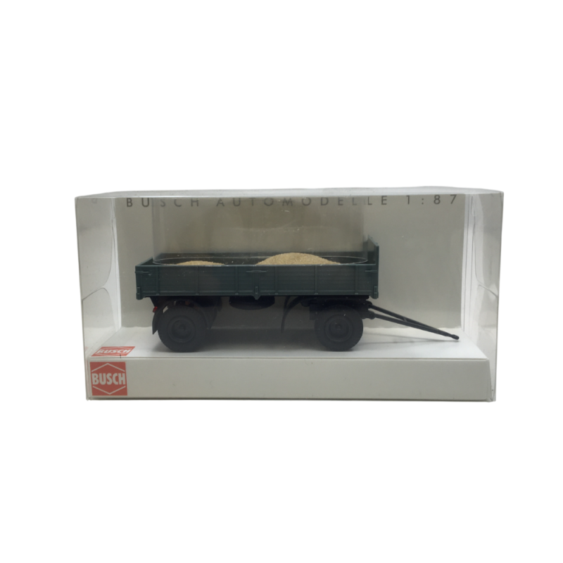 Remorque, IFA HL80, tas de sable - BUSCH 53325 - HO 1/87