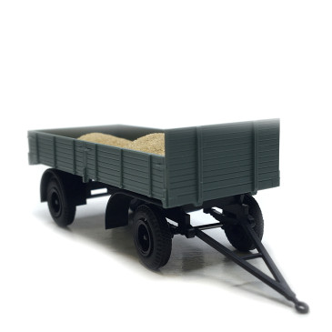 Remorque, IFA HL80, tas de sable - BUSCH 53325 - HO 1/87