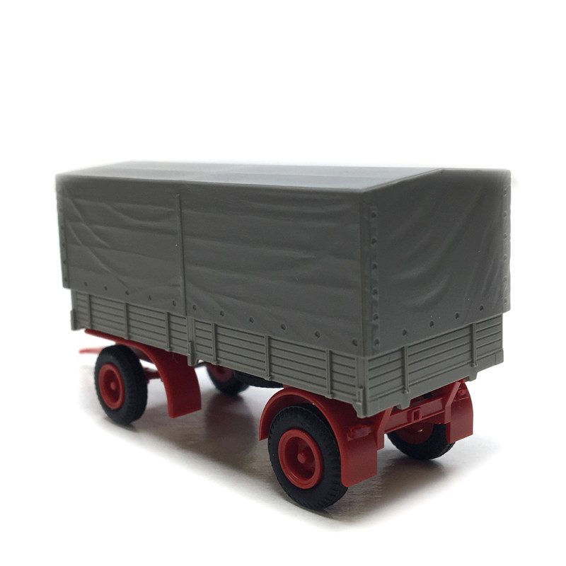 Remorque, IFA HL80, Bâchée - BUSCH 53352 - HO 1/87