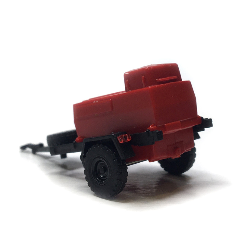 Remorque camion de pompiers, réservoir d'eau, IFA - BUSCH 53604  - HO 1/87