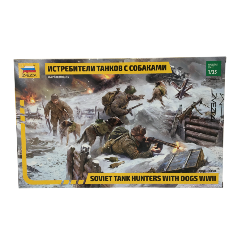 Chasseurs de chars Russes, avec chiens - ZVEZDA 3611 - 1/35