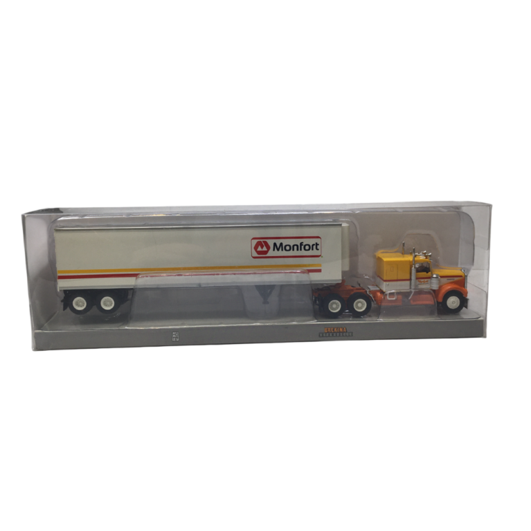 Semi remorque frigorifique, Kenworth W900, Montfort, 1977 - BREKINA 86257 - HO 1/87