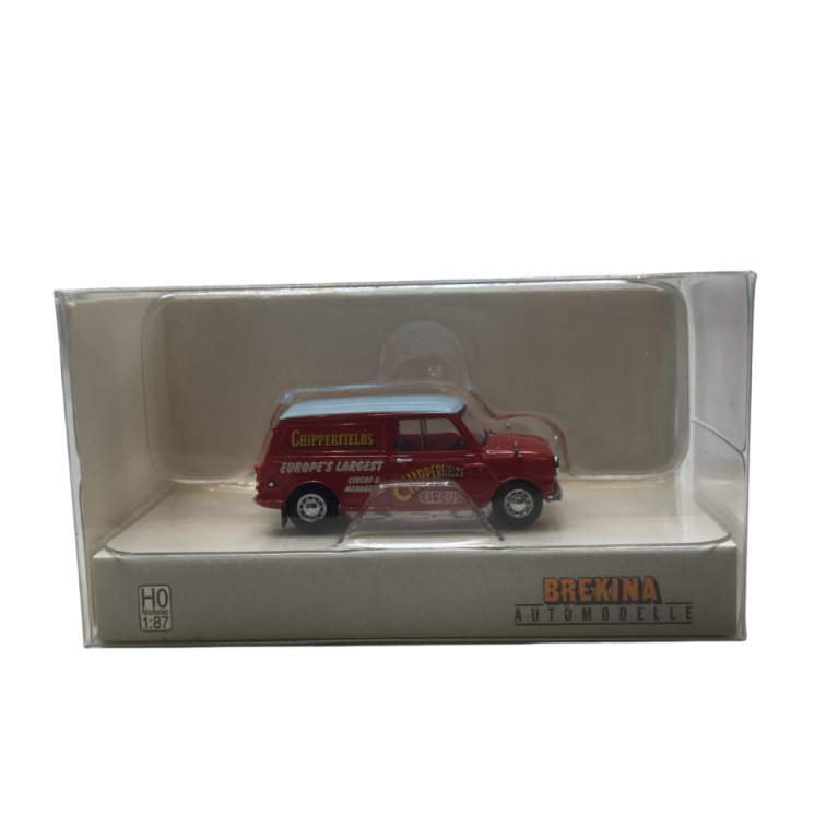 Austin Mini Van, Circus Chipperfields, 1960 - BREKINA 15369 - HO 1/87