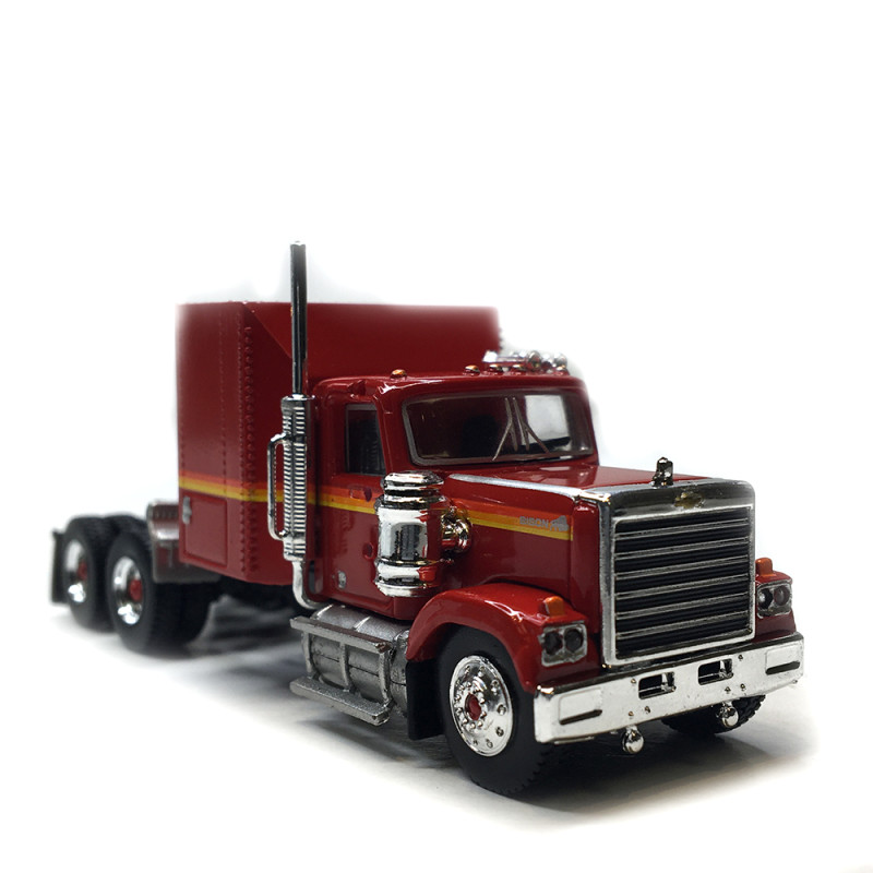 Tracteur, Chevrolet Bison, rouge, orange, 1980 - BREKINA 85784 - HO 1/87