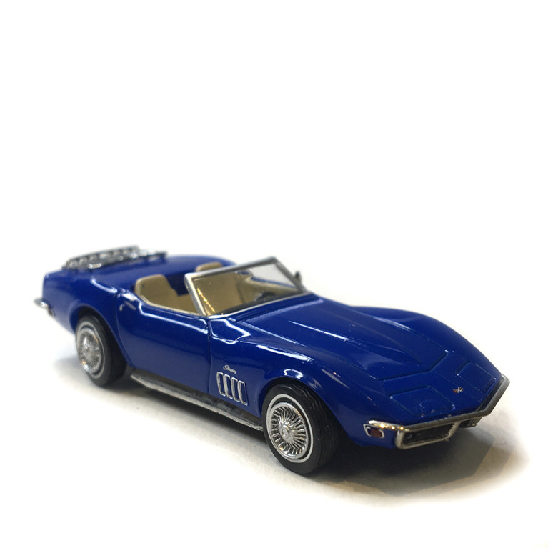 Chevrolet Corvette C3, coupé, bleu, 1968 - BREKINA 19992 - HO 1/87