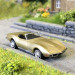 Chevrolet Corvette C3, coupé, gold, 1968 - BREKINA 19993 - HO 1/87