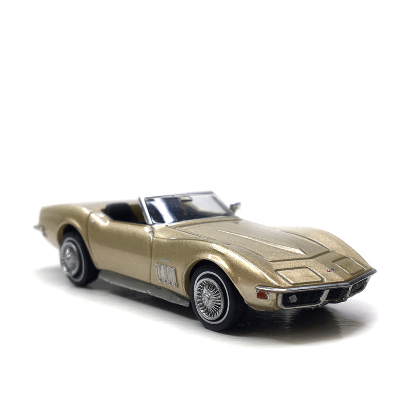 Chevrolet Corvette C3, coupé, gold, 1968 - BREKINA 19993 - HO 1/87