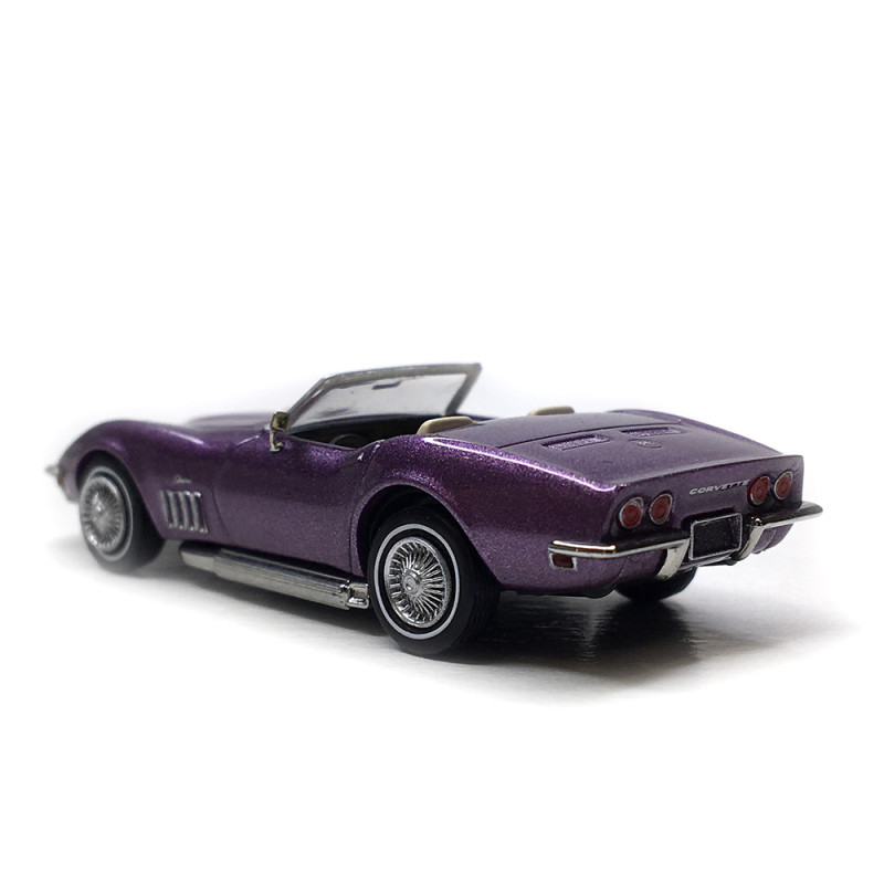 Chevrolet Corvette C3, coupé, violet métal, 1968 - BREKINA 19995 - HO 1/87