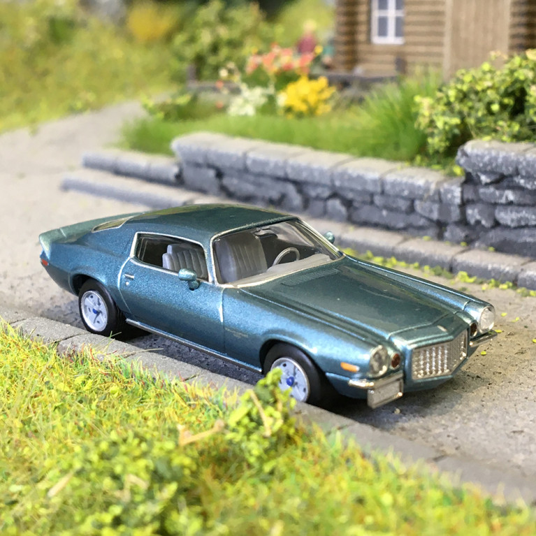 Chevrolet Corvette Camaro, turquoise, 1970 - BREKINA 19918 - HO 1/87