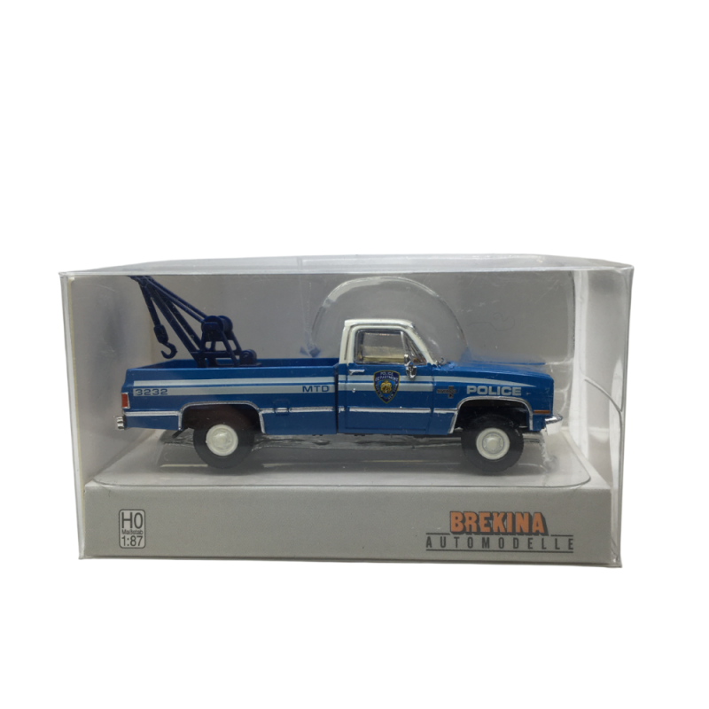 Chevrolet C10, dépanneuse, NYPD, 1981 - BREKINA 19672 - HO 1/87