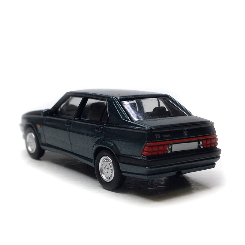 Alfa Roméo 75, dark green, 1988 - PCX 870786 - HO 1/87