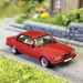 Mercedes Benz C123, coupé, rouge, 1977 - PCX 870798 - HO 1/87