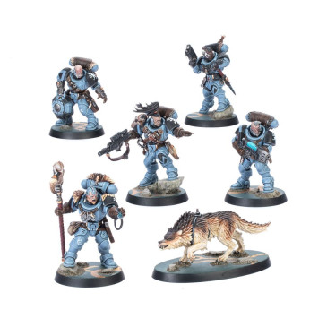 Warhammer 40 000, Kill Team, Wolf scouts, Elite Space Wolves prey-stalkers - WARHAMMER 102-11