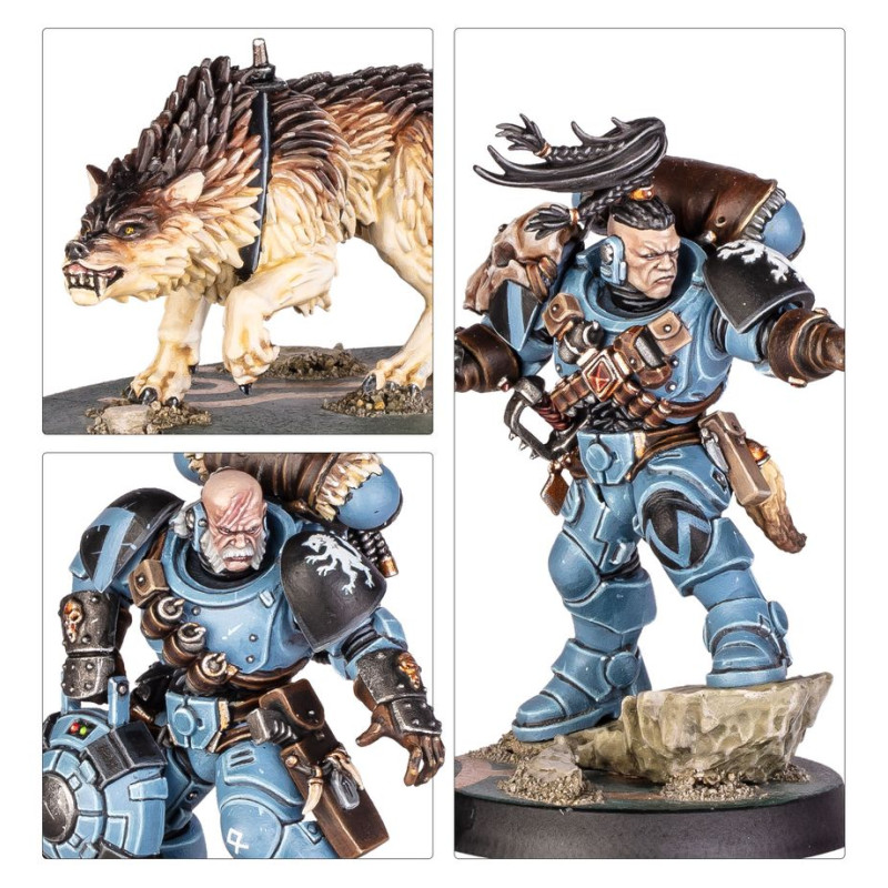 Warhammer 40 000, Kill Team, Wolf scouts, Elite Space Wolves prey-stalkers - WARHAMMER 102-11