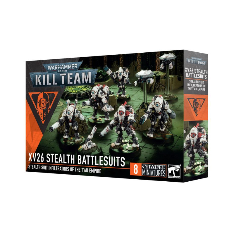 Warhammer 40 000, Kill Team, Exo-armrures XV26 Stealth, Stealth suit infiltrators of the T'au Empire - WARHAMMER 102-13