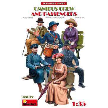 Équipage et passagers de l'omnibus - MiniArt 38092 - 1/35