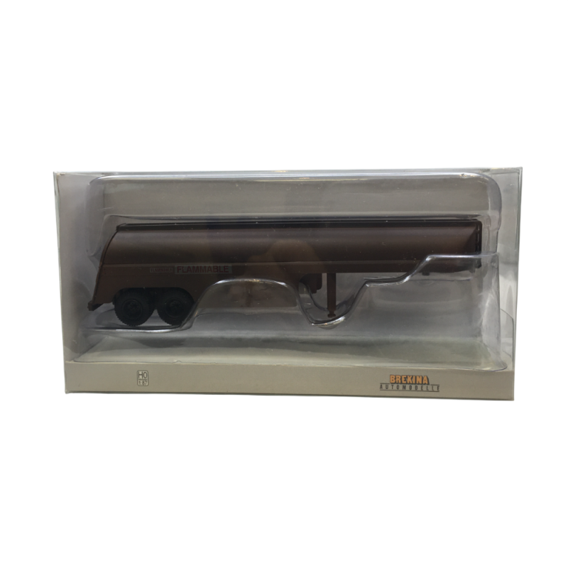 Remorque citerne, "rust", USA, 1955 - BREKINA 55961 - HO 1/87