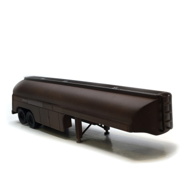 Remorque citerne, "rust", USA, 1955 - BREKINA 55961 - HO 1/87