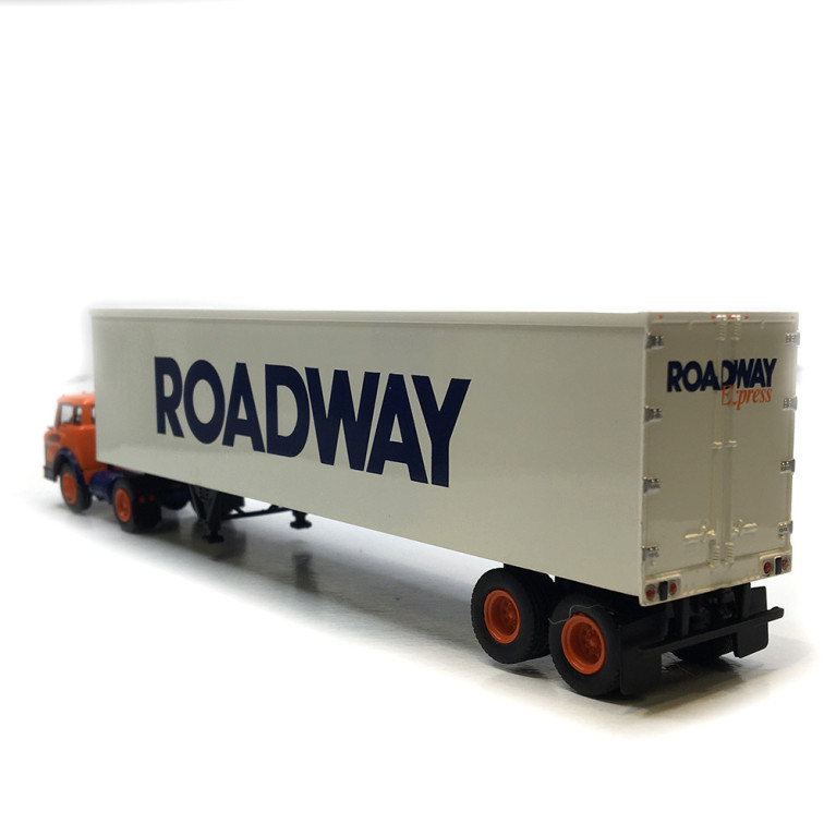 Semi-remorque, Ford C series, Roadway, 1970 - BREKINA 86328 - HO 1/87