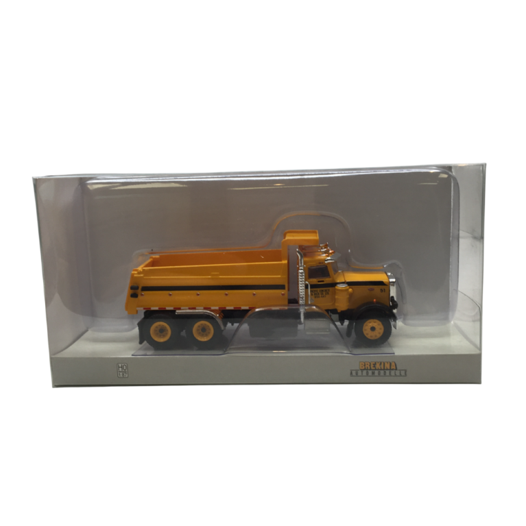 Camion-benne, Peterbilt 359, Pacific concrete & rock, 1973 - BREKINA 86295 - HO 1/87