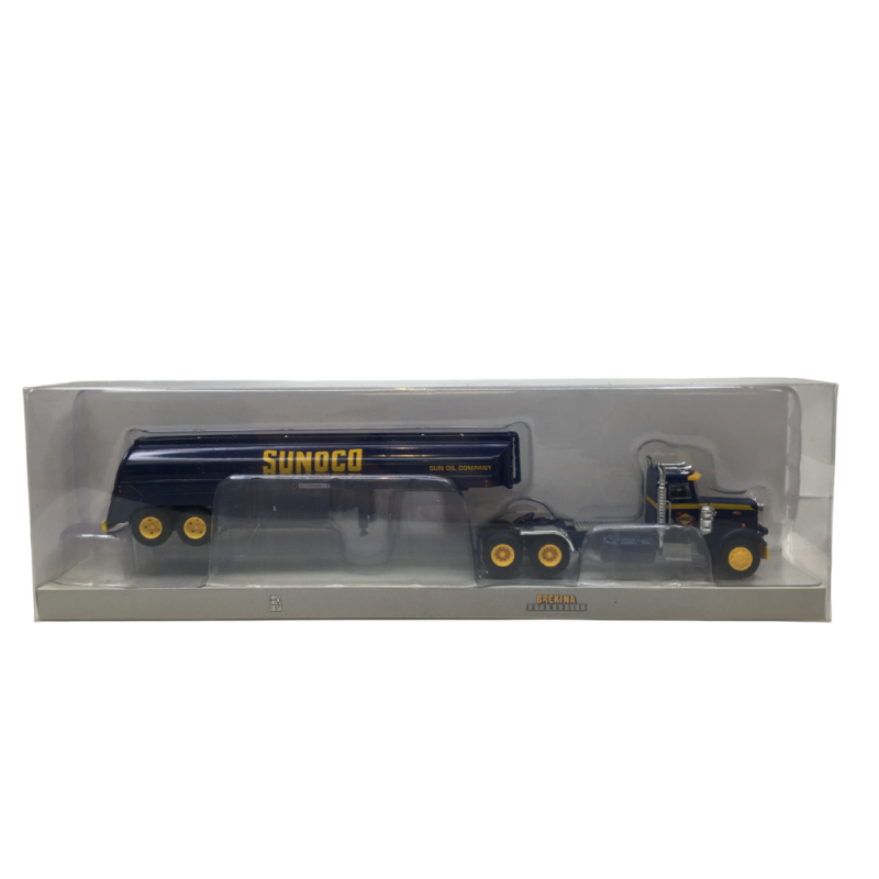 Semi-remorque citerne, Peterbilt 359, SUNOCO, 1973 - BREKINA 86296 - HO 1/87