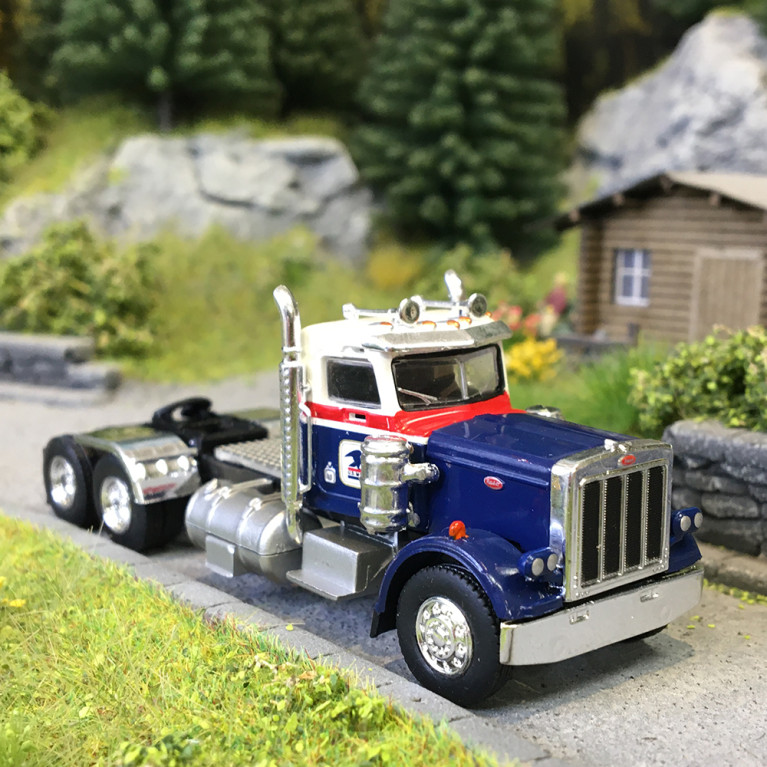 Tracteur, Peterbilt 359, US Mail, 1973 - BREKINA 85723 - HO 1/87