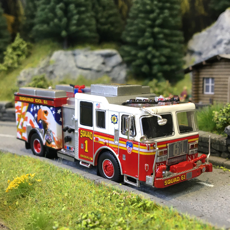 Seagrave attacker, 2013, FDNY, Squad 61, Bronx - PCX 870842 - HO 1/87