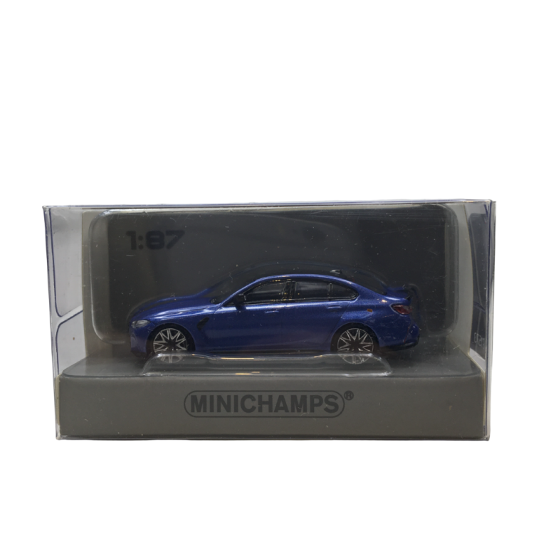 BMW M3(G80), bleu, 2020 - Minichamps 870023201 - 1/87