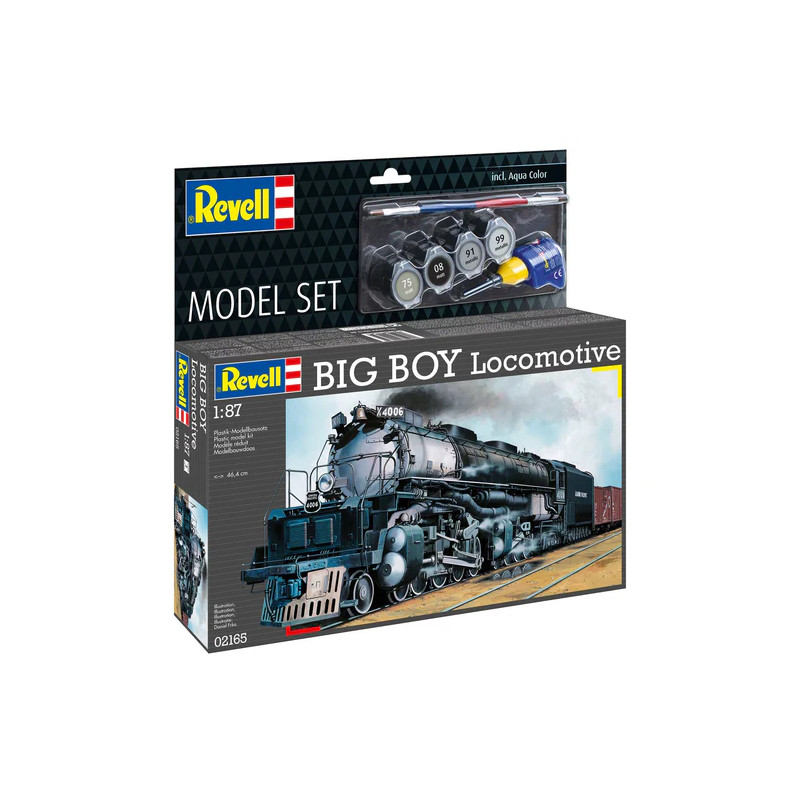 Coffret model set, Big Boy locomotive - REVELL 62165 - 1/87