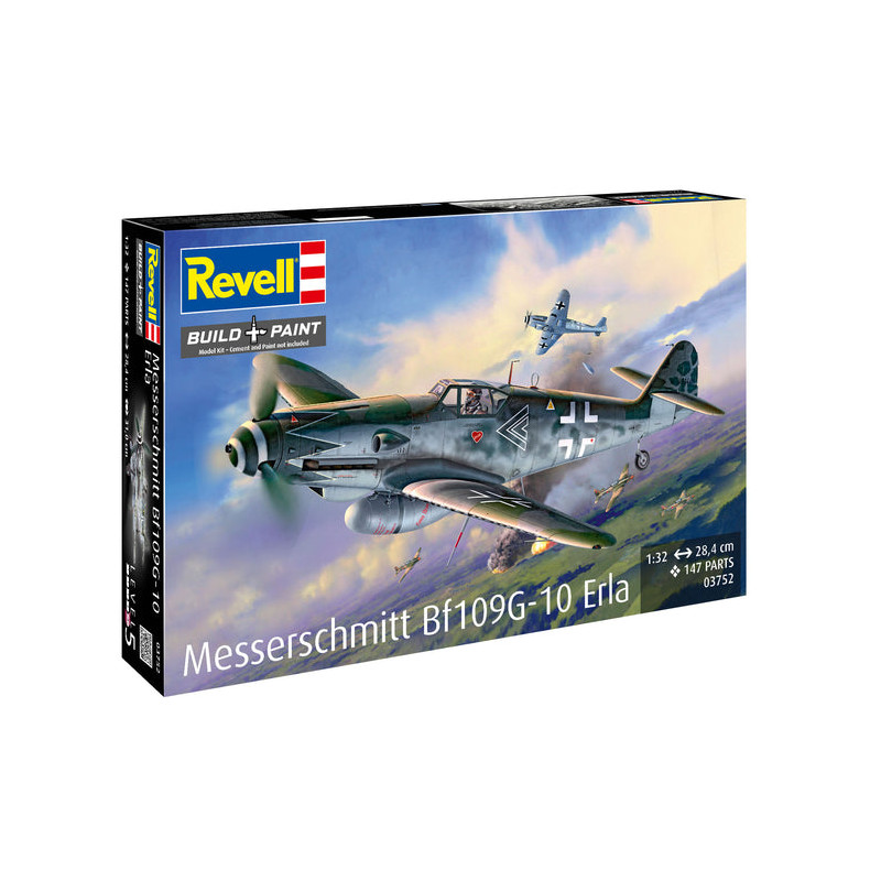 Messerschmitt BF109G-10, Erla - REVELL 03752 - 1/32
