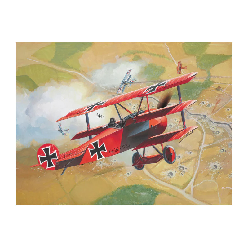 Kit de démarrage, Fokker DR.1 Triplane - REVELL 74116 - 1/72