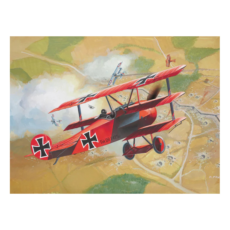 Kit de démarrage, Fokker DR.1 Triplane - REVELL 74116 - 1/72