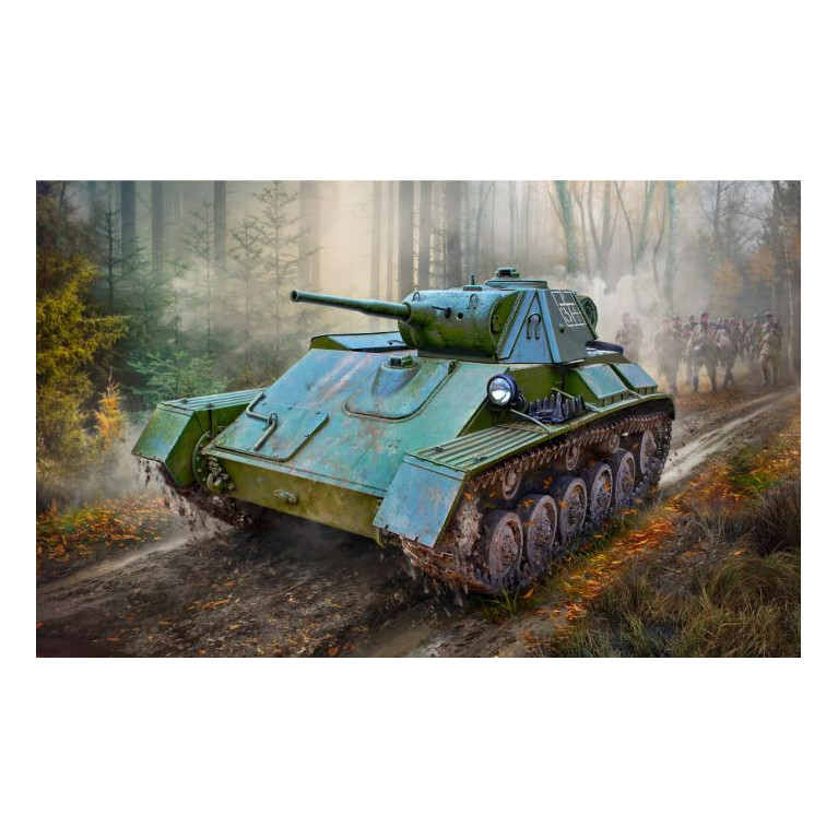 Char léger soviétique, T-70B - ZVEZDA 5078 - 1/72