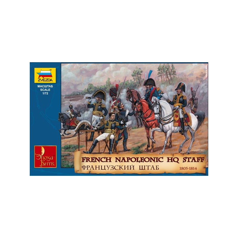 État-major français, armée napoléonienne, 1805-1814 - ZVEZDA 8080 - 1/72