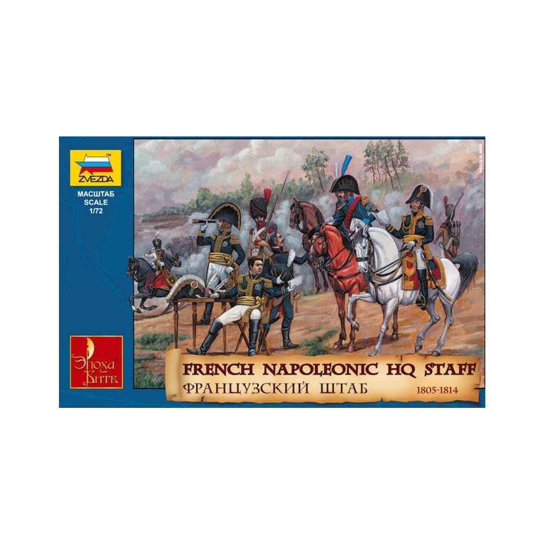 État-major français, armée napoléonienne, 1805-1814 - ZVEZDA 8080 - 1/72