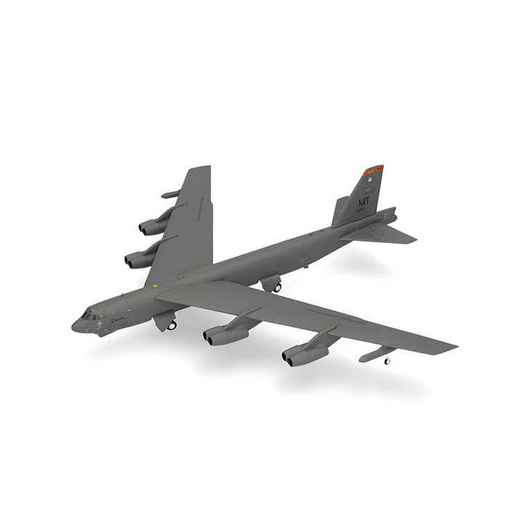 Boeing B-52H, Stratofortress de l'US Air Force, 23e escadron de bombardement "Barons" - HERPA 573467 - 1/200