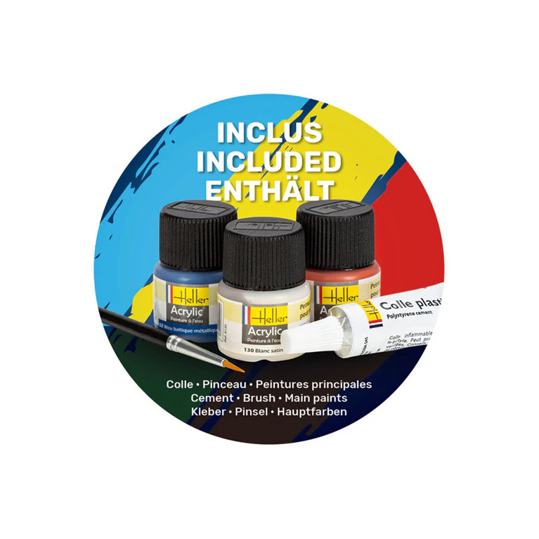 Starter kit, Citroën 2CV, AZU-B 250, fourgonnette - HELLER 58701 - 1/24