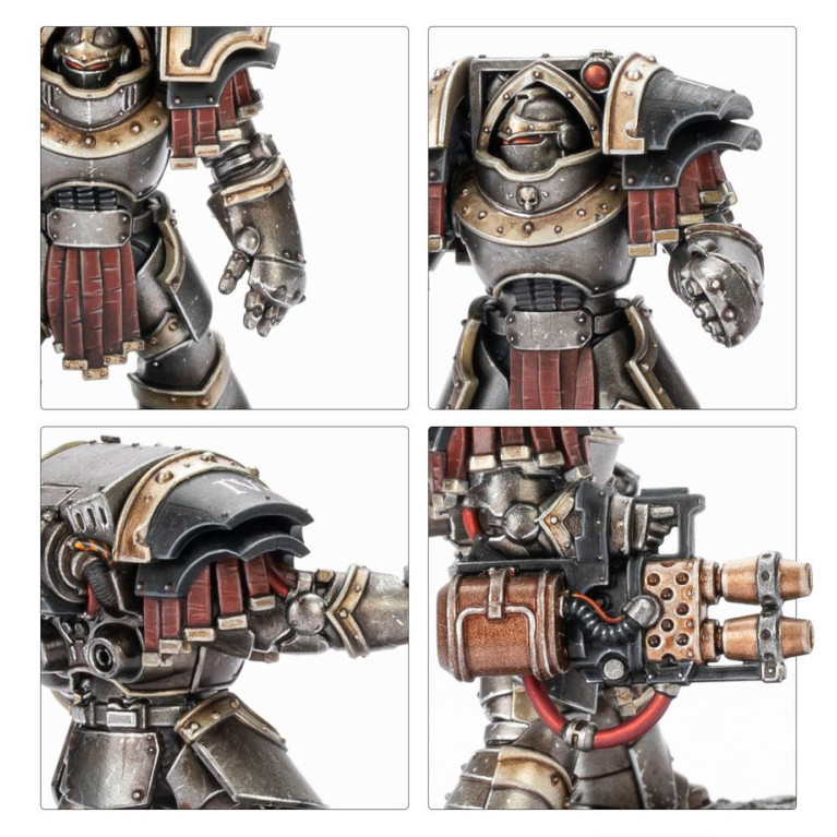 Warhammer The Horus Heresy, Legiones Astartes, Terminators Cataphractii, combi-bolters, gantelet énergétiques  - WARHAMMER 31-14