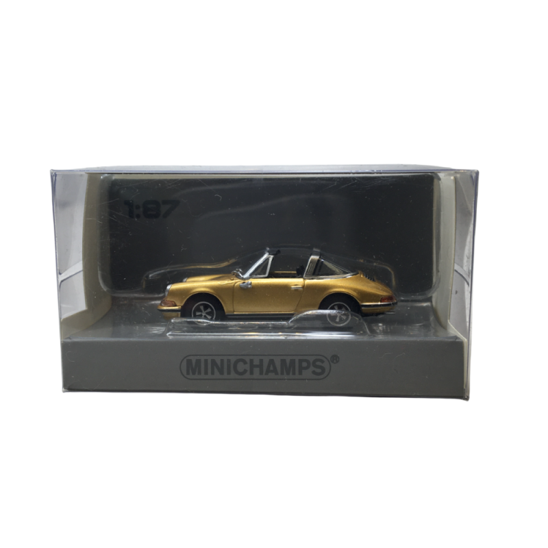 Porsche 911 Targa, gold, 1972 - Minichamps 870064564 - 1/87
