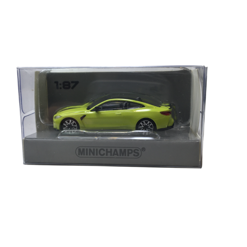 BMW M4, jaune, 2020 - Minichamps 870023020 - 1/87