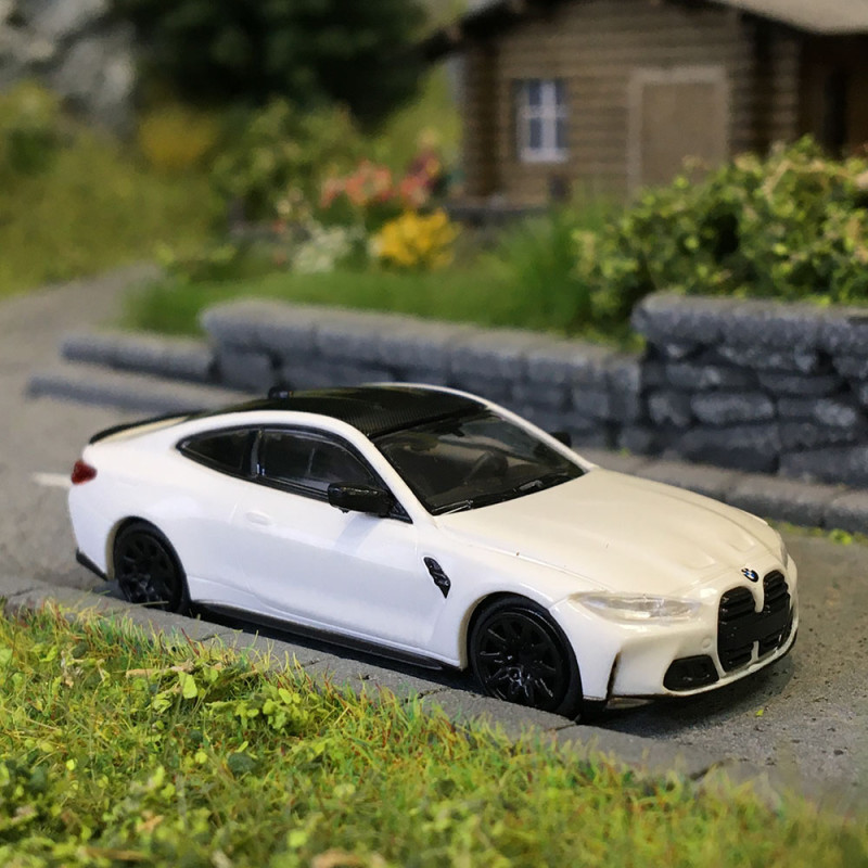 BMW M4, blanc, 2020 - Minichamps 870023022 - 1/87