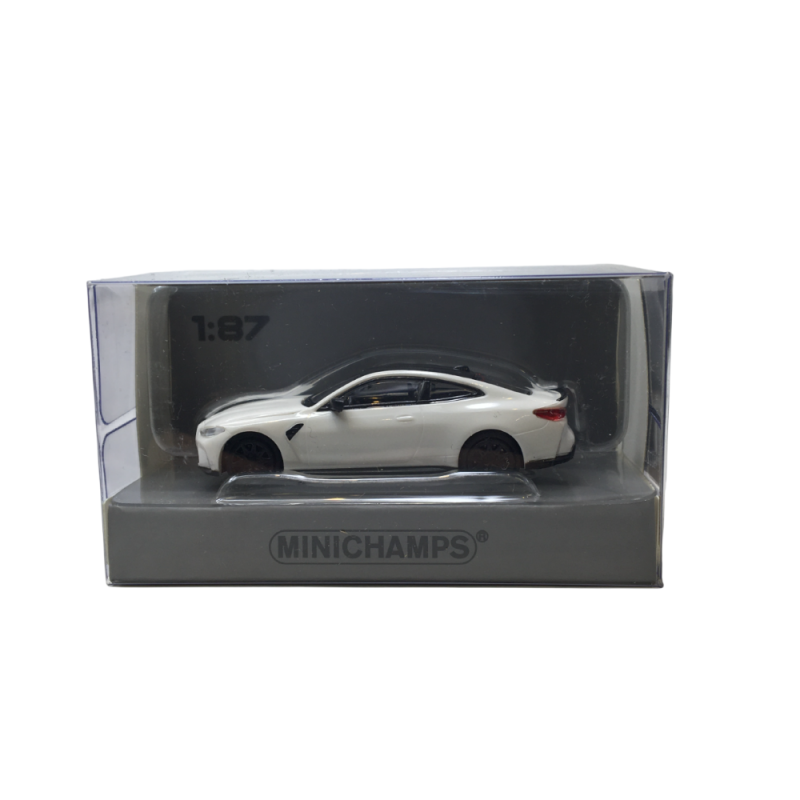 BMW M4, blanc, 2020 - Minichamps 870023022 - 1/87