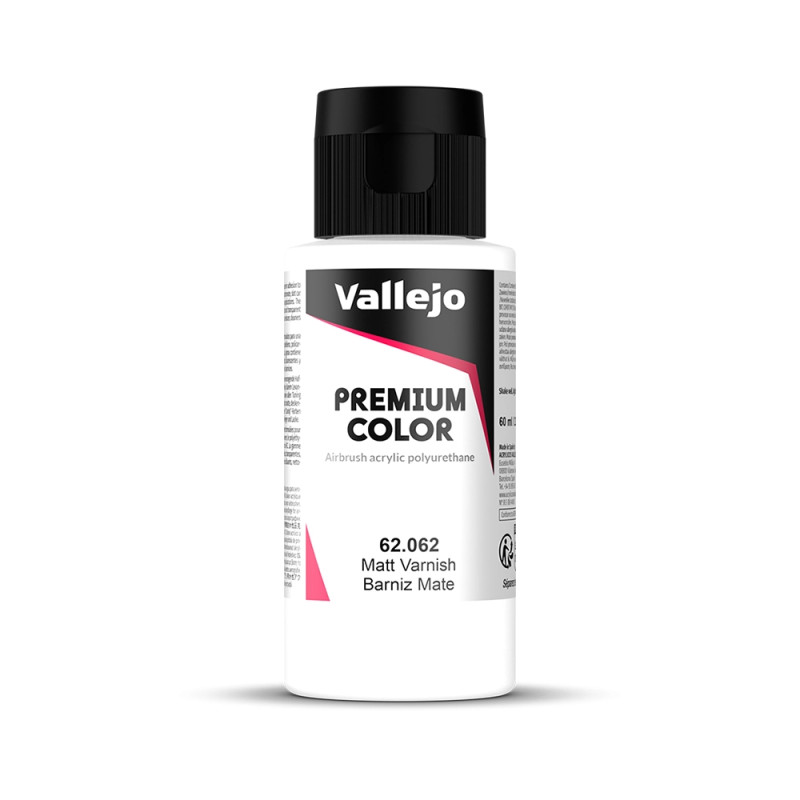 Vernis Mat - 60ml Auxiliaire Premium Color - VALLEJO 62.062