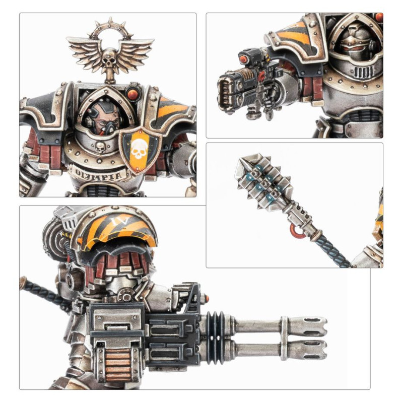 Warhammer The Horus Heresy, Legiones Astartes, Terminators Cataphractii, chargeurs Volkites, masses énergie - WARHAMMER 31-144